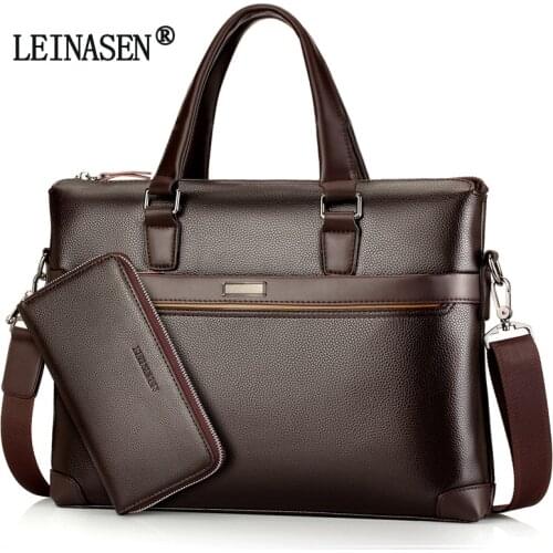 WEIXIER New mens handbag briefcase straddle one shoulder computer bag mens business bag bag strap for cross body bag
