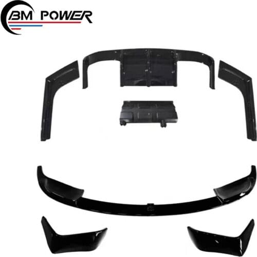 Pp Material 3 Series F30 M3 Exterior Body Parts Car Splitter Bumper Shovels Diffuser Spoiler Accessories Lip Protector
