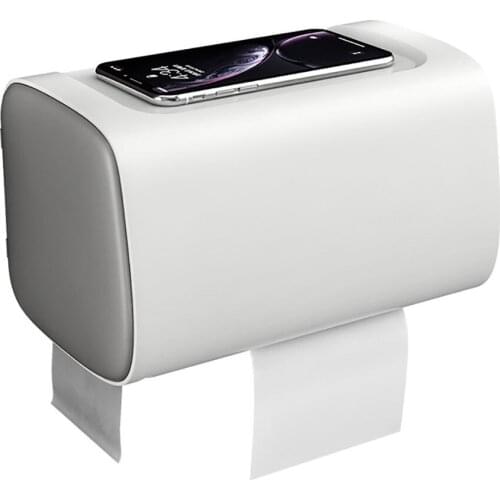 Adjustable Double Layer Shelf Paper Holders Multi-purpose Waterproof Tissue Box Sanitary Napkin Box Garbage Bag Storage Case