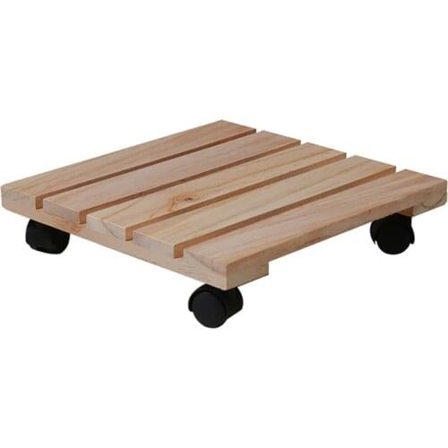 Plant Flower Pot Removable Tray With Roller Pulley Wheel Flower Pot Base