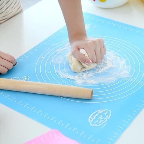 30 * 40 cm Silicone Mat Cake Cake Pans 100% Non-stick Silicon Pads Desk Pad Fondant Grills Plates Cooking Kitchen Tools