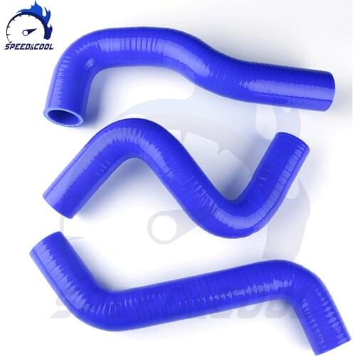 Silicone Radiator Coolant Pipe Tube Hose Kit For TOYOTA Vits Yaris NCP91 XP90 4ZR-FE 1.6L 2005 2006 07 08 09 10 2011 2012 2013