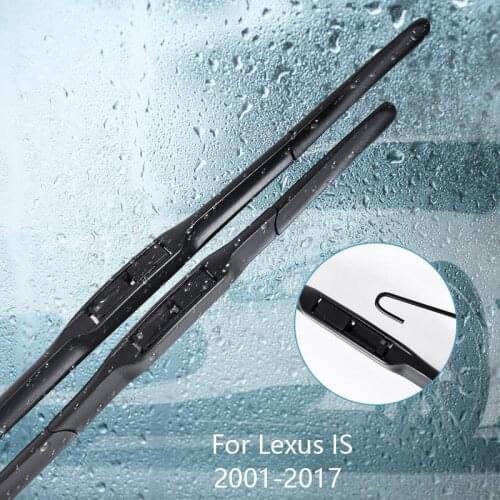 Wipers Blade For Lexus IS Series IS250 / IS300 / IS350 / IS F 2001-2017 Car Accessories For Auto Rubber Windscreen Wiper