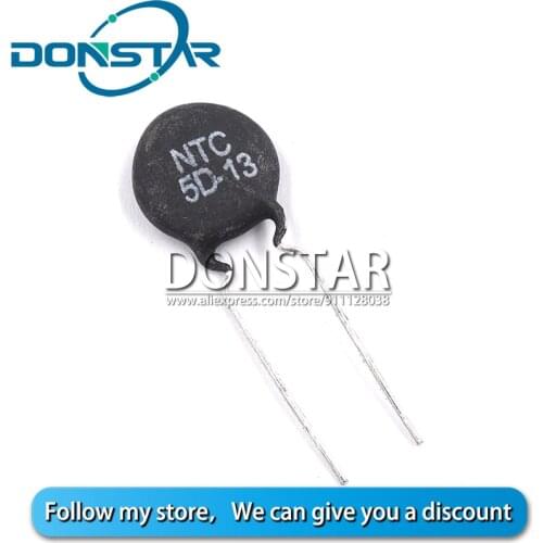 10PCS 5D13 NTC 5D-13 NTC5D-13 DIP-2 Thermal Resistor New