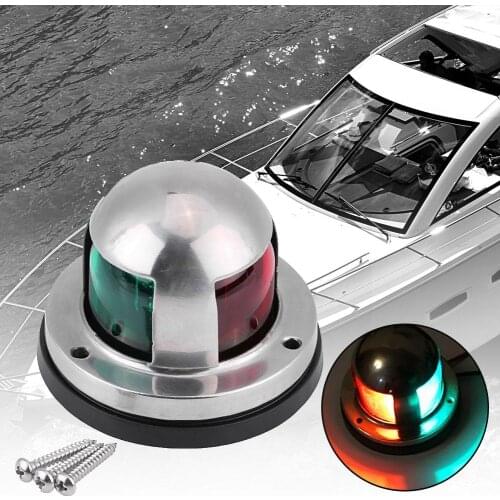 Waterproof 12V Red Green Bow LED Navigation Lights Boat Marine Indicator Spot Light Marine Boat Yacht Sailing Light