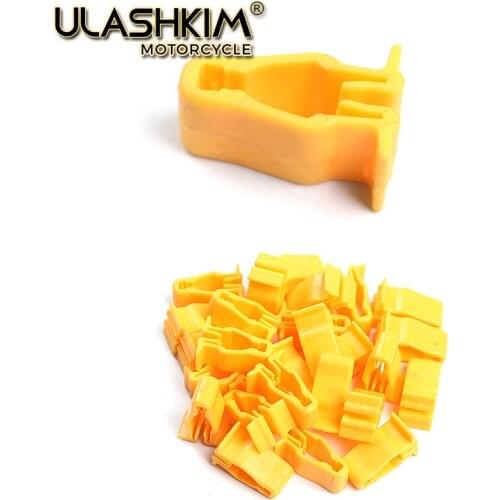 10pcs Motorcycle 4mm 5mm 6mm Black Rivet Fairing Body Trim Panel Fastener Screw Clips For Suzuki Honda Yamaha Kawasaki Universal