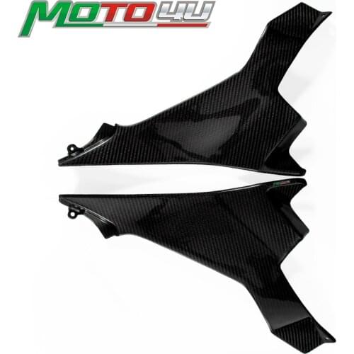 100% Carbon Fiber Seat Side Fairing Cowl Panel Cover Matt Finished For KAWASAKI Ninja400 Ninja 400 EX400 2018