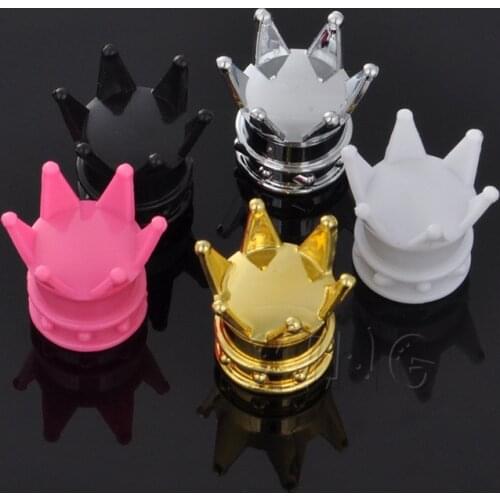 4pcs Universal Wheel Tire Valve Caps Car Motorcycle Bicycle Air Cover Auto Airtight Cover For BMW VW Audi Nissan Crown Styling