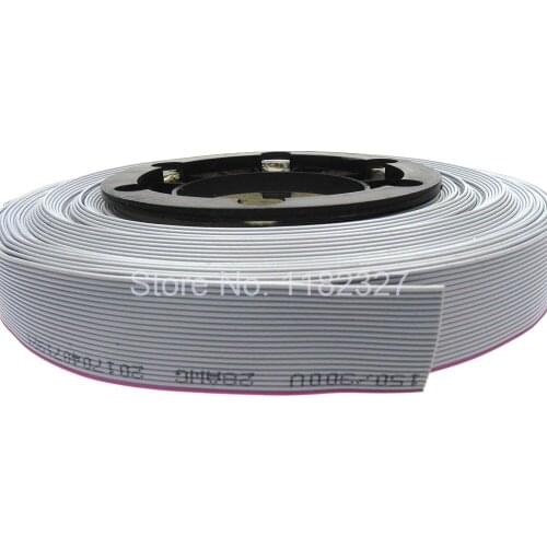 50 meters/lot) Flat Ribbon Cable 20Pin 1.0mm pitch 50 meters long Grey Color