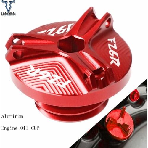 For Yamaha FZ6R FZ6 2009 2010 2011 2012-2017 Motorcycle Accessories Aluminum Motorbike Engine Oil Cup Plug Sump Cap Cover Engine