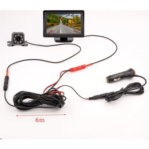 4.3inch car monitor with backup camera