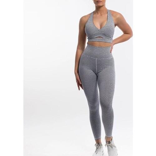 Seamless High Elastics Yoga Set For Women Sleeveless Tank Top High Waist Leggings Tracksuit Outdoor Fitness Gym Sporty