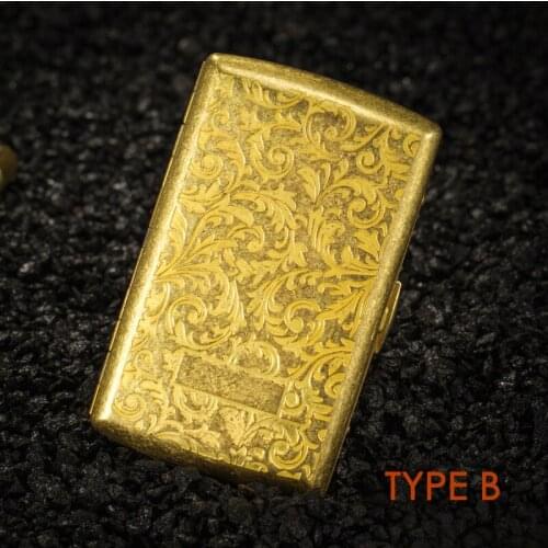 Retro Copper Cigarette Case Box Portable 12pcs Cigarettes Case Holder Smoke Tool Pocket Smoking Accessories with Gift Box