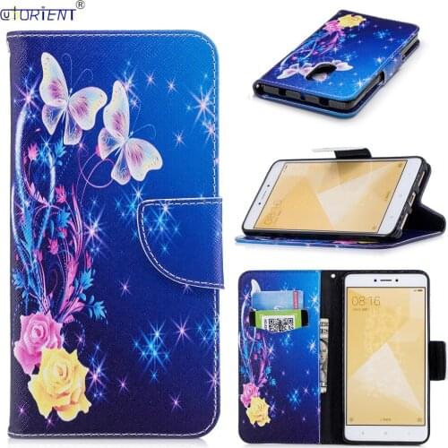 For Xiaomi Redmi Note 4 4X Cute Flip Wallet Case Xaomi Xiomi Red Mi Redmi Note 4X Card Slot Phone Bag Note4 Note4X Leather Cover