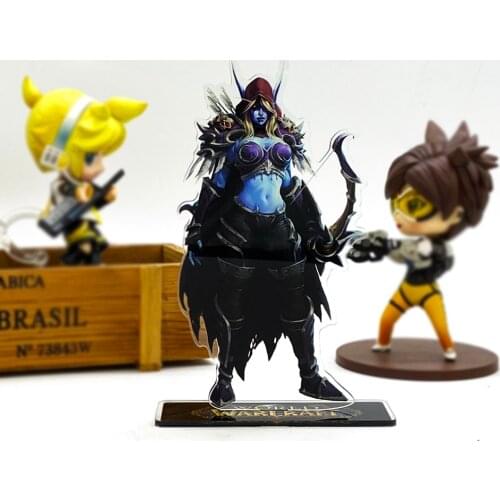 Love Thank You WOW HOS Sylvanas Windrunner acrylic stand figure model plate holder cake topper anime toy