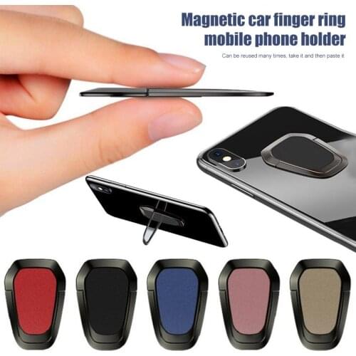 Smartphone Finger Ring Holder Car Magnetic Bracket Rotating Ultra-thin Ring Stand for Phones Tablets JR Deals