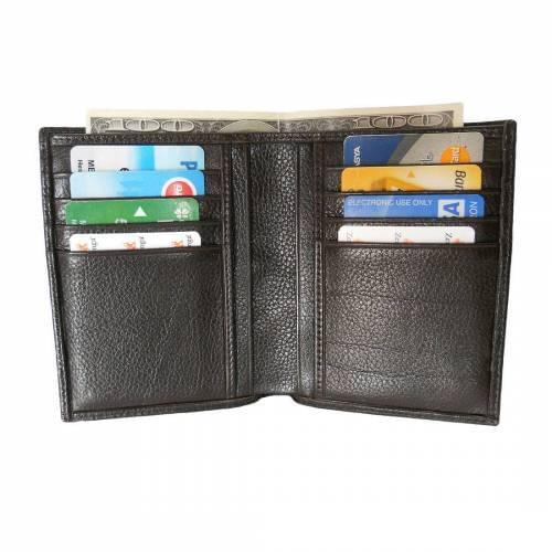 Zenga Genuine Leather Men Wallets Thin 708-2 Coffee Color World famous Turkish Leather Manufacture