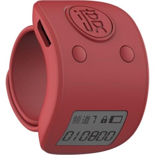 E5BD Mini Digital LCD Electronic Finger Ring Hand Tally Counter 9 Digit Prayer Counters Clicker