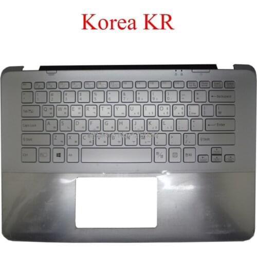Laptop Palmrest KR keyboard For SONY For VAIO SVF14A SVF14A15ST SVF14A1C5E SVF14A1M2E SVF14A1S9R 5JGD5PHN080 Korea backlit