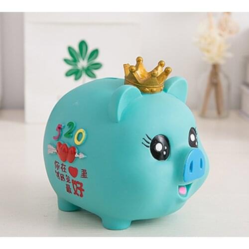 Piggy banks for kids money saving box miss piggy figurine pop pokemon coin counter mini safe save box household products 40M99