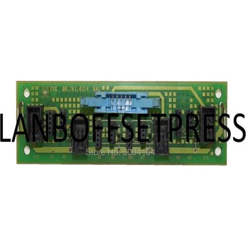 LANBOFFSETPRESS 00.785.0037 00.781.4314 FKK board original used circuit board for offset printing machine