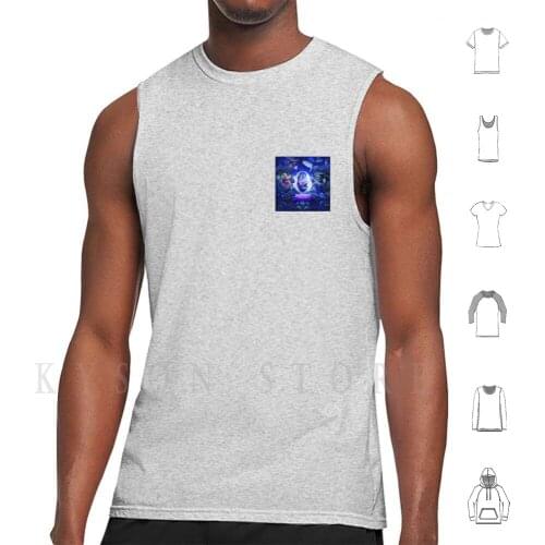 Indigo Merch Tank Tops Vest 100% Cotton Music Album Cover Chris Brown Singer Fashion Galactic