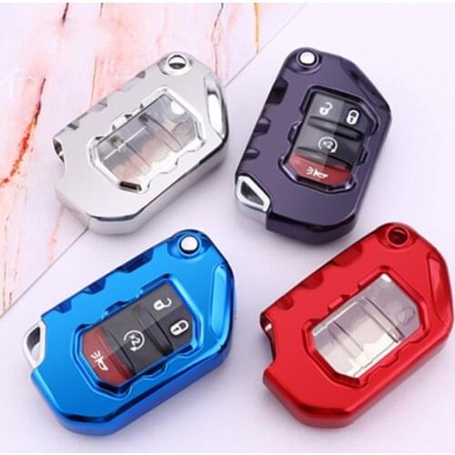 KEYECU Soft TPU Protective Keyless Remote Fob Smart Key Cover Case for Jeep JEEP Wrangler 2018 Key Shell Cover FCC ID: OHT113026