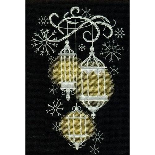 Customized Needlepoint Magic Christmas Cross Stitch Embroidery Patterns with 100% Cotton Flosses & Free Shipping for Home Decor