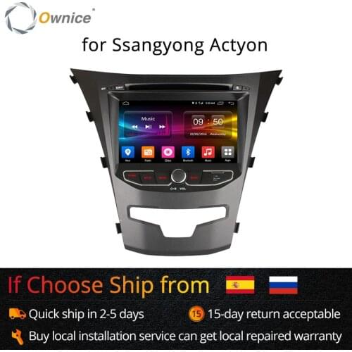 Ownice C500 Octa 8 Core android 6.0 for ssangyong actyon 2014 korando Quad Core support 4G SIM LTE Network DAB+ 2GB RAM 32GB ROM