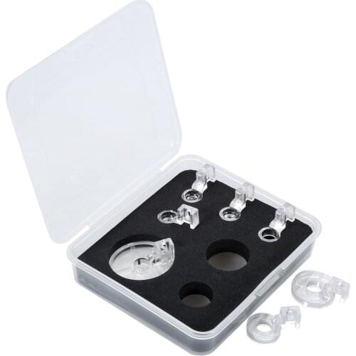 7Pcs/1Box Plastic Low Shank Ruler Foot Clear Frame Sewing Presser Foot Embroidery Patchwork Ruler Foot For Singer Pfaff Brother