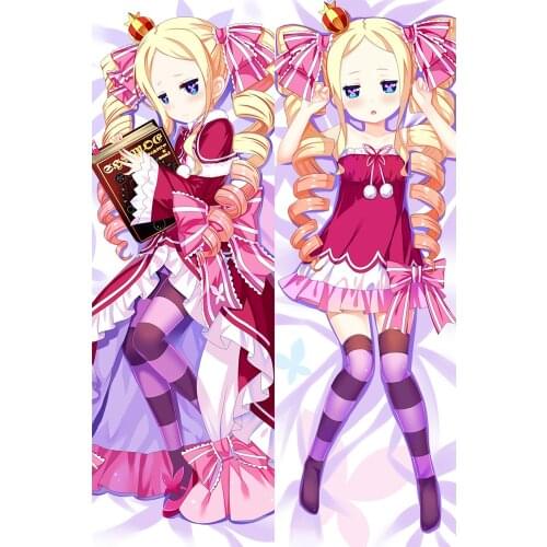 Hot Japan Anime Re:Zero Beatrice Dakimakura Hugging Body Pillow Case Cute Loli DIY Cushion Pillow Cover