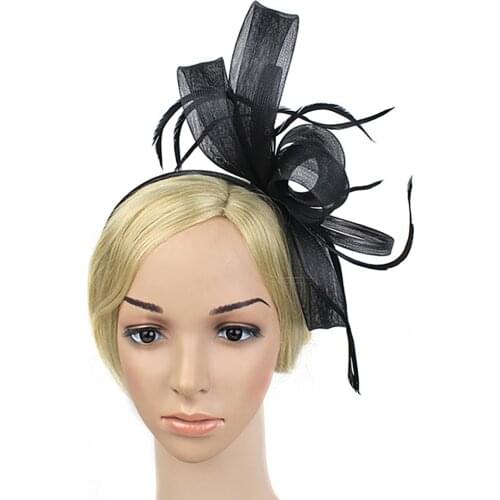 Retro Feather Headband Charleston Party Wedding Hen Stag Night Woman Headdress