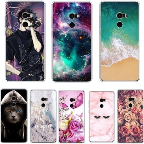 Silicone Cover For Xiaomi Mi Mix 2 Case Back Cover For Xiaomi Mi Mix 2 5.99" Phone Cases Shell Coque Etui Bumper Capa