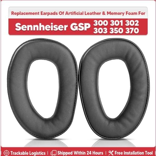 Replacement Earpad Ear Pads for Sennheiser GSP300 GSP301 GSP302 GSP303 GSP350 GSP370 GSP 300 301 302 303 350 370 Gaming Headsets
