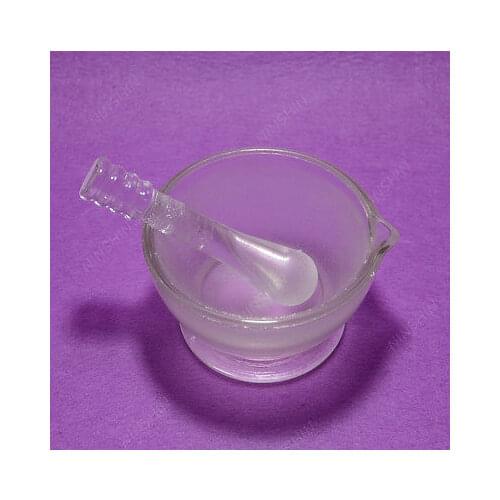 Glass Mortar,90mm Glass Mortar and Pestle,Quality Item