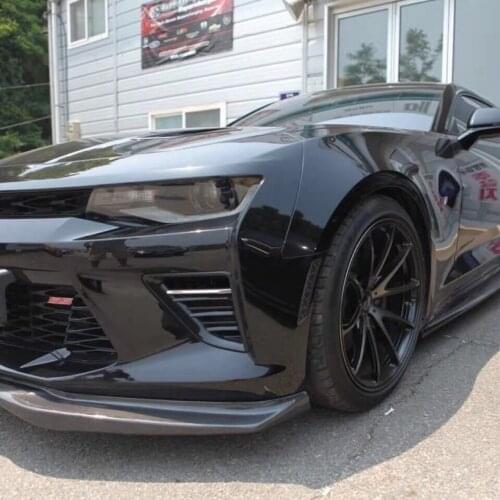 Lively2021 Fit For Chevrolet Camaro Bumblebee Carbon Fiber Front Lip Skirt Big Surround