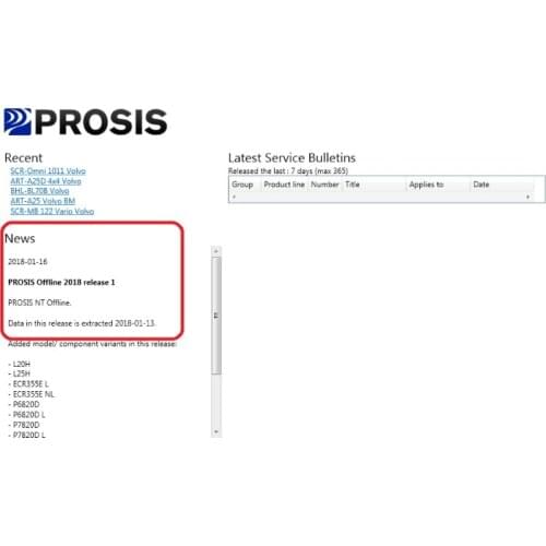 For Volvo PROSIS Parts Catalog & Repair Manual [01.2019]