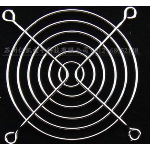 100 pc per lot 92mmx92mm nickel coated fan protection cover/ fan guard grid/ ventilation fan grille/ fan guard grilles