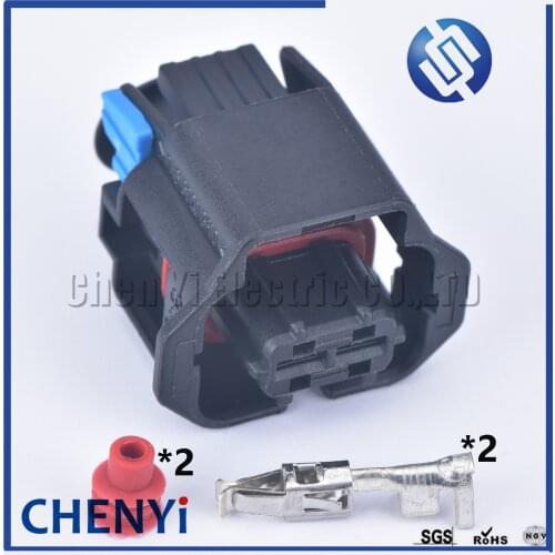 1 set Delphi 2 pin auto housing waterproof plug wiring harness cable connector 15397337