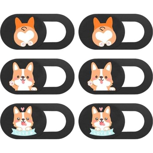 1PC Fashion Webcam Cover Camera Cover Cartoon Privacy Protection Slide Blocker