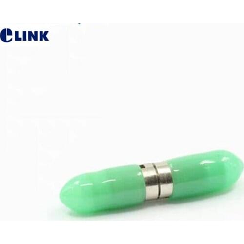 10pcs DIN-DIN fiber adapter round d red green UPC APC ftth optical fibre connector DIN coupler wholesales free shipping ELINK