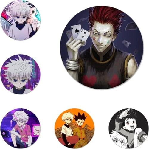 58mm Anime Hunter x Hunters Badge Brooch Pin Accessories For Clothes Backpack Decoration gift