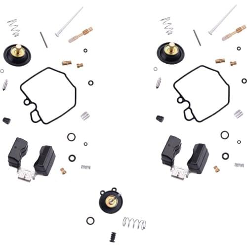 KH-0373NFR Motorcycle Carburetor Carb Rebuild Repair Kit With Float &Air Cut Off Valve Fit For Honda CX500C Custom CX500D Deluxe