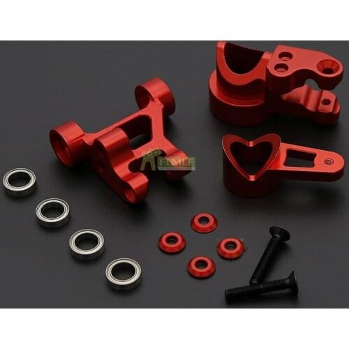 Alloy CNC Steering Bracket Kit Fit for 1/5 Losi 5ive T Rovan LT KingmotorX2