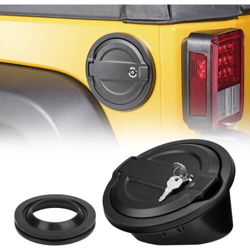 Gas Cap Cover For Wrangler JL 2018-2021 Car Oil Cap Fuel Tank Cap Cover For Jeep Wrangler Accessories Car Styling