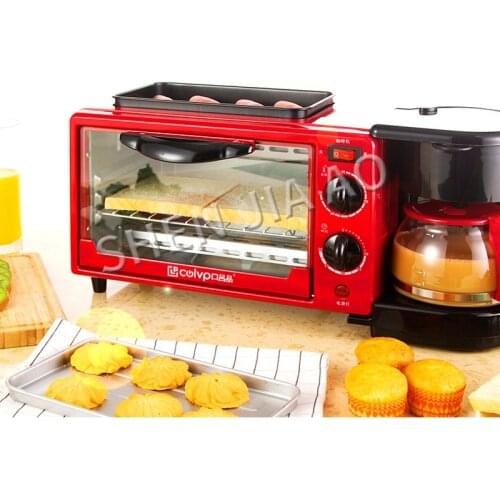 Three-in-one breakfast machine Coffee machine oven-baked machine One machine High-power breakfast machine