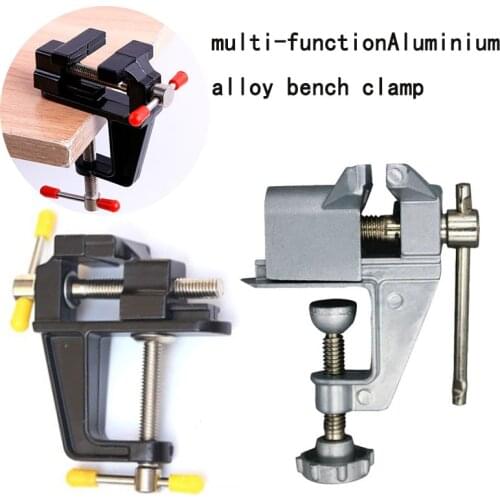 Aluminium Alloy Table Bench Clamp Vise Mini Bench Vise Table Screw Vise for DIY Craft Mold Fixed Repair Tool