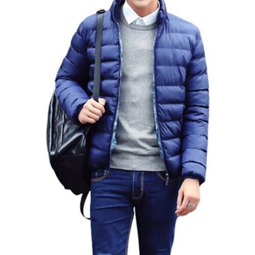 New Arrived Jackets Parka Men Hot Sale Quality Pure Color Warm Outwear Slim Mens Coats Casual Windbreak Winter Jackets Mens 723