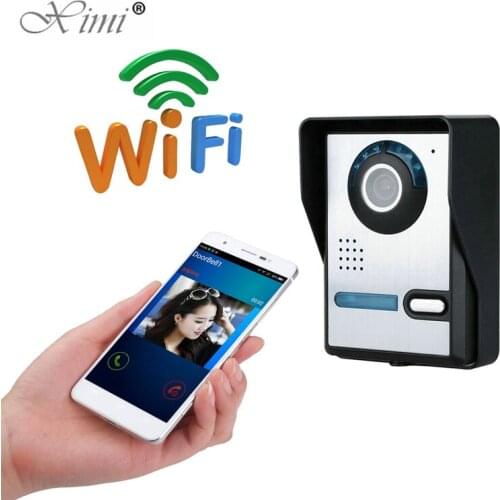 New Arrived Remote Control Mobile Control WIFI TCP Video Door Phone IR Nigh Version IP65 Waterproof Wireless Video Door Phone