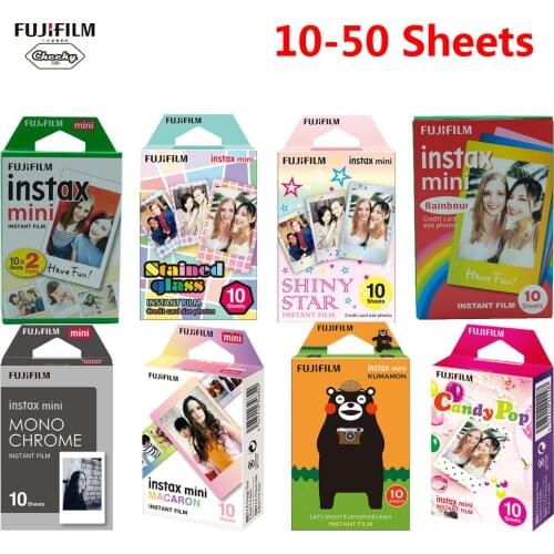 Genuine Fujifilm Instax Mini 8 9 Film Color Photo Paper Films For Fuji 9 8 7s 50 90 25 70 Share SP-2 SP-1 Liplay Instant Camera